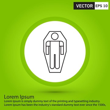 Perfect black icon,vector or pictogram illustration on green background.