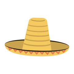 Mexican hat isolated
