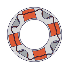 Fototapeta premium Beach lifesaver float