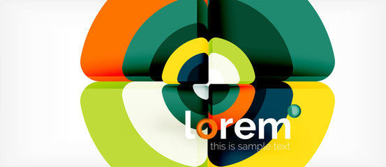 Circle abstract background