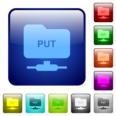 FTP put color square buttons