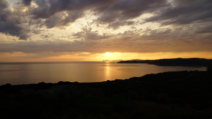 Sardinien, Sonnenuntergang, Porto Torres & Weg nach Bosa Marina,11.06.2016