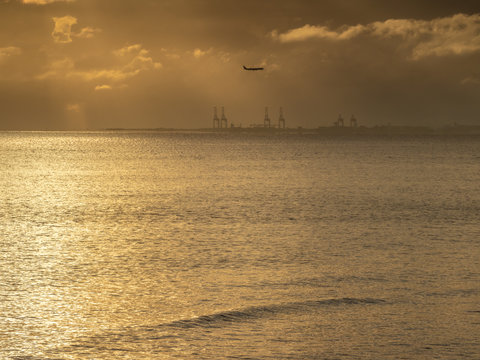 Approaching Brisbane Airport