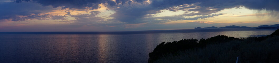 Sardinien, Sonnenuntergang, Porto Torres & Weg nach Bosa Marina,11.06.2016