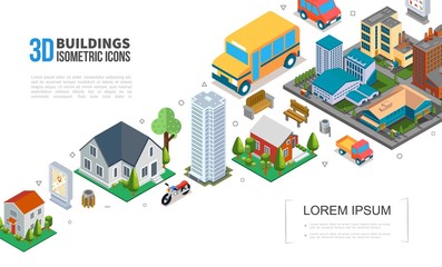 Isometric Cityscape Elements Collection