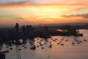 Obraz premium Atardecer en Velero