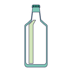 Milk bottle isolated