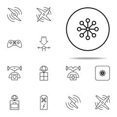 drone icon. Drones icons universal set for web and mobile