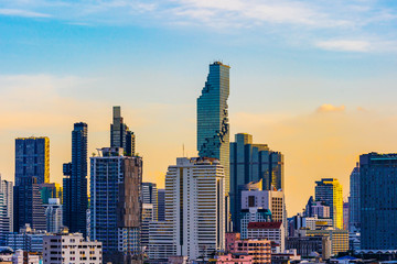 building with sky in Bangkok, Thailand