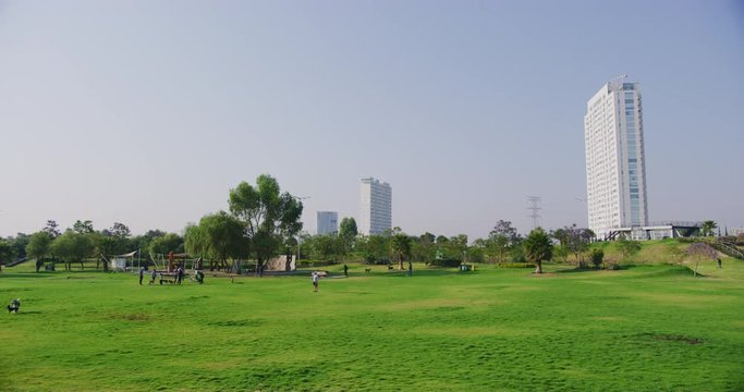 Ecoparque Metropolitano de Puebla Barroco. A community park located just behind the Barroco museum in Puebla, Mexico. 