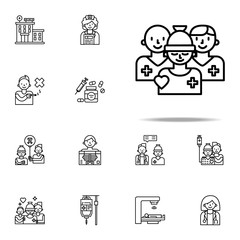 cancer treatment icon. Cancer day icons universal set for web and mobile