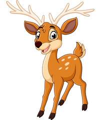 Cute deer cartoon