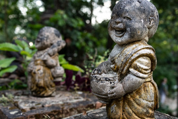 Fototapeta na wymiar Sacred figurine in a temple