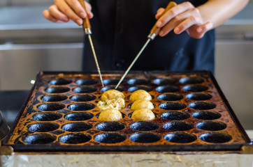 Process to Cooking Takoyaki