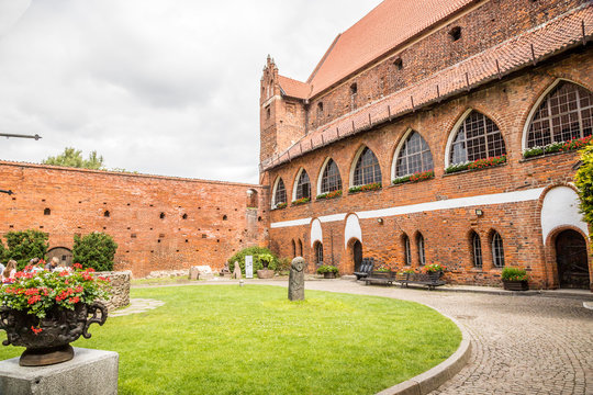 Ordensburg castle in Olsztyn, Poland