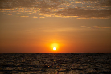 sundown or sunset