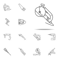 Grinder icon. Home repair tool icons universal set for web and mobile