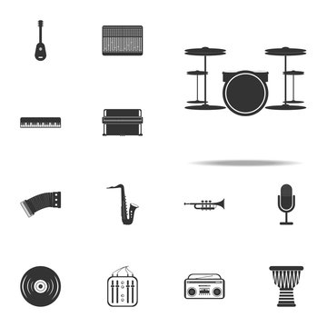 drums icon. Music Instruments icons universal set for web and mobile