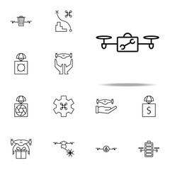drone tools icon. Drones icons universal set for web and mobile