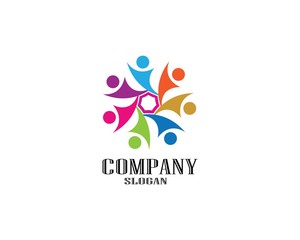 Adoption and community care Logo template