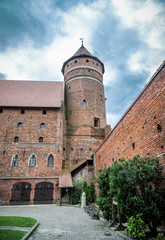 Fototapeta na wymiar Ordensburg castle in Olsztyn, Poland