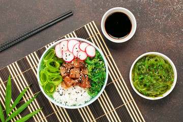 Hawaiian tuna poke bowl