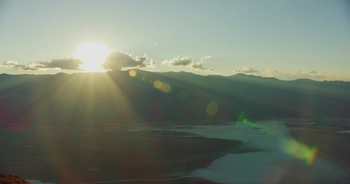 Time lapse view seen from Dante's Peak in Death Valley National Park, California