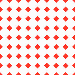red squares on a white background seamless pattern