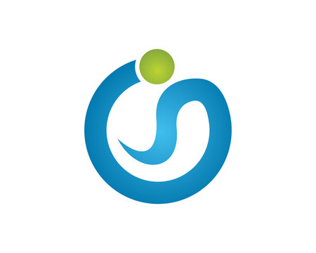 i ig is letter worm logo
