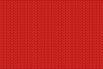 Background red knitting fabric