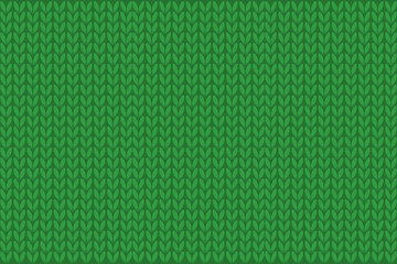 Background green knitting fabric