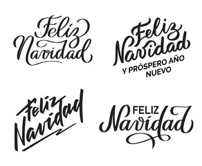 Feliz Navidad - Collection of hand-written texts