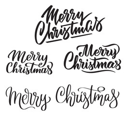 Merry Christmas - Collection of hand-written texts