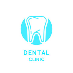 Vector logo for a dental clinic