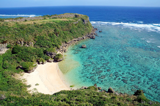 Kafu-Banta in Miyagi-Island, Okinawa, Japan