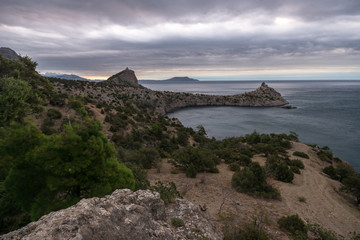 View of Tsar's Bay, East Coast of Crimea