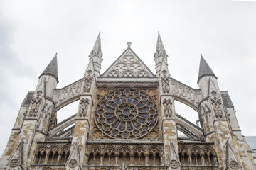 Westminster abbey in London