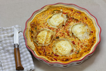 tarte aux chèvre