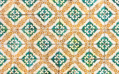 Vintage azulejos, traditional Portuguese tiles