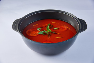 Tomato hot pot soup