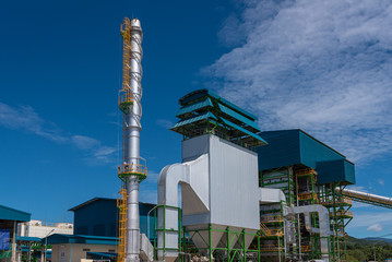 Biomass Power Plant - obrazy, fototapety, plakaty