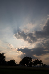 Wolken bei Sonnenuntergang