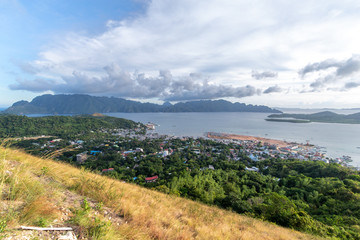 Coron town view from Mt.Tapyas, Palawan