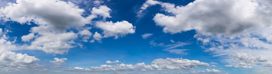 blue sky with white clouds