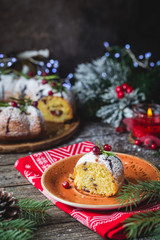 Homemade christmas cake
