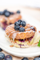 Blueberry muffins