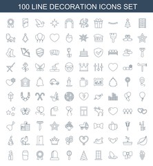 100 decoration icons