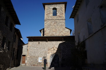Fototapeta na wymiar Castejon de Sos. Village of Huesca. Aragon, Spain