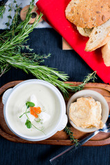 soup with mushrooms