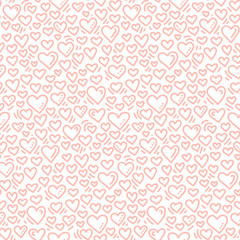 Hand drawn doodle seamless pattern background texture